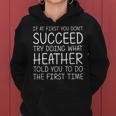 Custom Name Girl Mom Wife Birthday Presents Heather Name Personalized Birthday Christmas Joke Women Hoodie