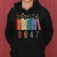 Equal Rights Book Flower 8647 Trump Feminist Rights Women Hoodie