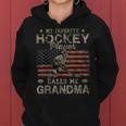 My Favorite Hockey Player Calls Me Grandma Mother's Day Women Hoodie