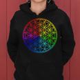 Flower Of Lifeacred Geometry Yogaフラワーオブライフ神聖幾何学瞑想ヨガ レディースパーカー
