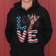 Giraffe Love 4Th Of July Usa Flag Giraffe Women Women Hoodie Giraffe Love 4Th Of July Usa Flag Giraffe Women Women Hoodie