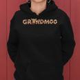Highland Cow Grandma Mother's Day Grandmoo Mimi Cow Farm Women Hoodie