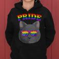 Lgbt Britishhorthair Cat Gay Pride Rainbow Lgbtq Kitty レディースパーカー