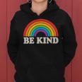 Lgbtq Be Kind Pocket Gay Pride Lgbt Ally Rainbowintage レディースパーカー