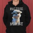 Maltese Mommyマルチーズ ママ 犬 お母さん 母の日 お母さん スウィート・マルチーズ レディースパーカー