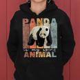Panda Is Mypirit Animal かわいいパンダヴィンテージパンダ レディースパーカー