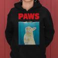 Paws Bunny 面白いパロディ ウサギ好きのギフト レディースパーカー