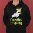 Retro Cockatoo Mother Mom Cockatoo Mommy Cockatiel レディースパーカー