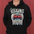 Uper Boxing Mom Guantes De Boxeo Y Boxeadores De Apoyo Cuello Sudadera con capucha para mujer
