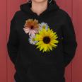 ひまわり ガーベラ 花 デイジー ガーベラ 花 デイジー 花柄 レディースパーカー