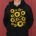 ひまわり 花柄 花 シンプル ポジティブ 夏 グラフィック レディースパーカー