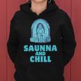 サウナ好き サウナアンドチル おもしろ 男性 女性 ユニセックス シンプル おしゃれ レディースパーカー