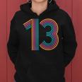 ナンバー13 13周年 男の子 女の子 13歳の誕生日 レディースパーカー
