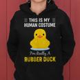 ラバーダックシャツ I'm Really A Rubber Duck レディースパーカー