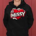 名前入り Missy I Love Missy レディースパーカー