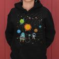 宇宙 惑星 太陽系 宇宙飛行士 オタク キッズ 男の子 女の子 レディースパーカー