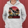 Gigisaurus Dinosaur Grandma Matching Family Saurus Women Hoodie