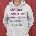 Girls Just Wanna Have Funding X Forcience Research レディースパーカー