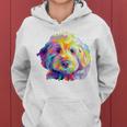 Goldendoodle ギフト ラブラドゥードル Cockapoo Mom カラフル ポップアート レディースパーカー