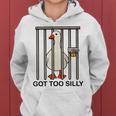 Goose Got Tooilly Hilariousilly Goose Gese Duck Meme レディースパーカー