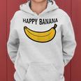 Happy Banana ファニーバナナラブ フルーツバナナ スマイリーフェイス レディースパーカー
