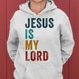 Jesus Is My Lord – Christian Faithintage Graphic レディースパーカー