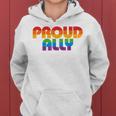 Lgbtq Proud Ally Lesbian Gay Pride Lgbt Ally Rainbowintage レディースパーカー