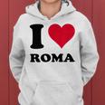 I Love Roma レディースパーカー