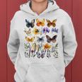 Mommy Mama バタフライ フローラル 夏 母の日 グラフィック ママ 長袖tシャツ レディースパーカー