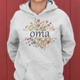 Oma For Grandma Women's Wildflower Floral Women Hoodie