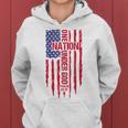 One Nation Under God American Flag Patriotic Christian Women Hoodie