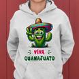 Viva Guanajuato Mexico Cactus ビバ・グアナファト・メキシコ サボテン・ソンブレロ レディースパーカー