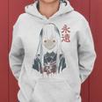 アニメ ホラーガール 美的 ソフト グランジ ワイフ 日本人 女の子 長袖tシャツ レディースパーカー