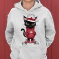 カナダデー 面白い クール 黒猫 カナダ国旗 キッズ 女の子 男の子 レディースパーカー