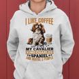 キャバリア・キング・チャールズ・スパニエル犬種 I Like Coffee My レディースパーカー