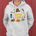 夏のキャンプ旅行 キャンパー キッズ 女の子 男の子 お揃い 長袖tシャツ レディースパーカー