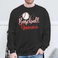 Baseball Gamma Of A Baseball Player Gamma Sweatshirt Gifts for Old Men