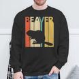 Beaver ビーバー 動物 スウェットシャツ 高齢者への贈り物
