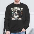 Berner And Chill バーニーズマウンテンドッグ 面白いグラフィックtシャツ スウェットシャツ 高齢者への贈り物