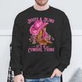 Boots And Bling It's A Cowgirl Thing Western Rodeo Cowgirl Sweatshirt Gifts for Old Men