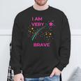 Bravery Presenthootingtar I Am Brave スウェットシャツ 高齢者への贈り物