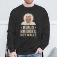 Build Bridges Not Walls 教皇フランシスコ ヴィンテージtシャツ スウェットシャツ 高齢者への贈り物