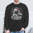 Cosmic Christmas Adventure ヴィンテージ宇宙飛行士サンタスペース スウェットシャツ 高齢者への贈り物