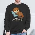 Cute Kawaii Otter Pajama かわいいカワウソのパジャマ スウェットシャツ 高齢者への贈り物