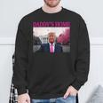 Daddy's Home President Donald Trump Pink Trumpelfie スウェットシャツ 高齢者への贈り物