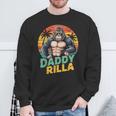 Daddy Rilla Gorilla Dad 父の日ギフト お父さんへのギフト スウェットシャツ 高齢者への贈り物