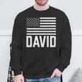 David Nombre Forename Cumpleaños Personalizado Estados Unidos Camisa de entrenamiento Regalos para ancianos