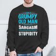 Dearcasmo Con Texto En Inglés I Am A Grumpy Old Manarcasm Texto En Inglés Camisa de entrenamiento Regalos para ancianos