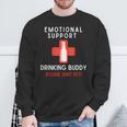 Emotional Support Drinking Buddy Adult Drinking Sweatshirt Gifts for Old Men Emotional Support Drinking Buddy Adult Drinking Sweatshirt Gifts for Old Men
