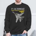 F-14 Tomcatが動作しています。最高の海軍航空。 スウェットシャツ 高齢者への贈り物